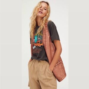 Free People We the Free Copper Vegan Vest